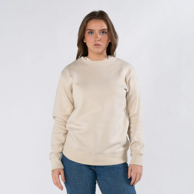 College Genser Dame Beige Russe-merch