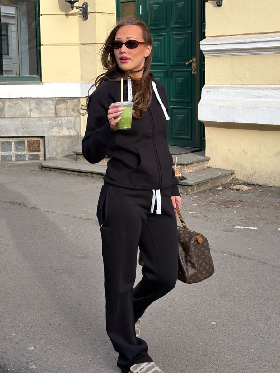 Joggebukse-Dame-Sort-4