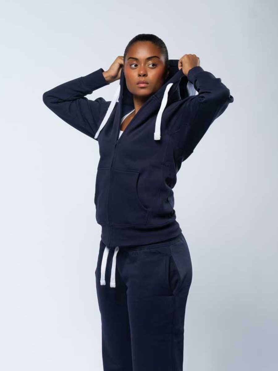Zip Hoodie Merch dame Marine