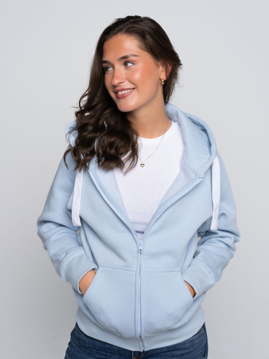 Original-zip-hoodie-lyseblå-II