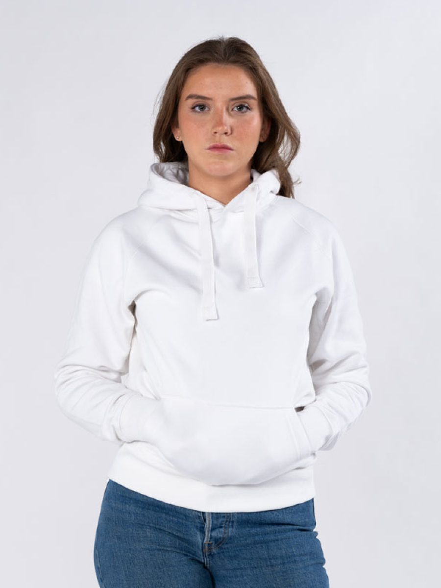Hoodie Dame Hvit