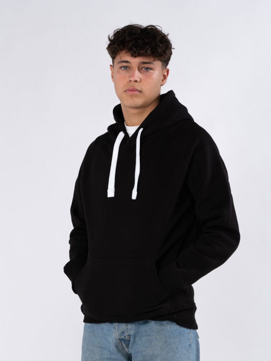 Hoodie Herre Sort