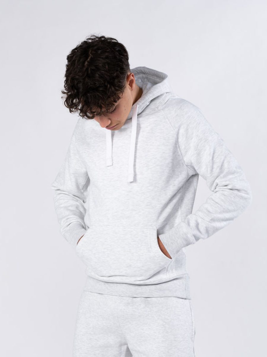 Hoodie Herre Aske