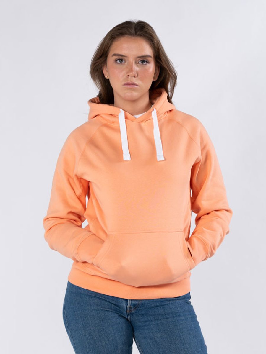 Hoodie Dame Fersken