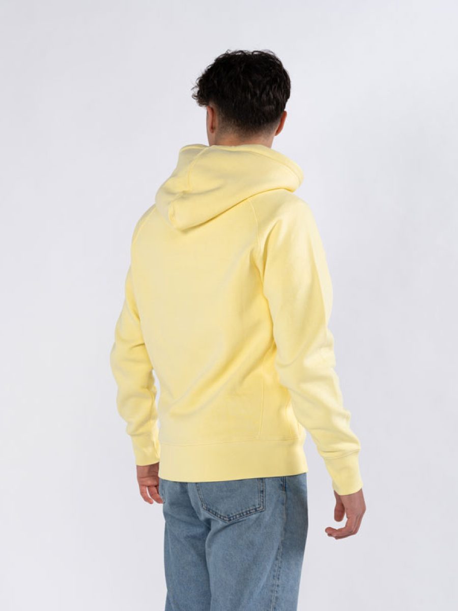 Zip Hoodie Herre Gul
