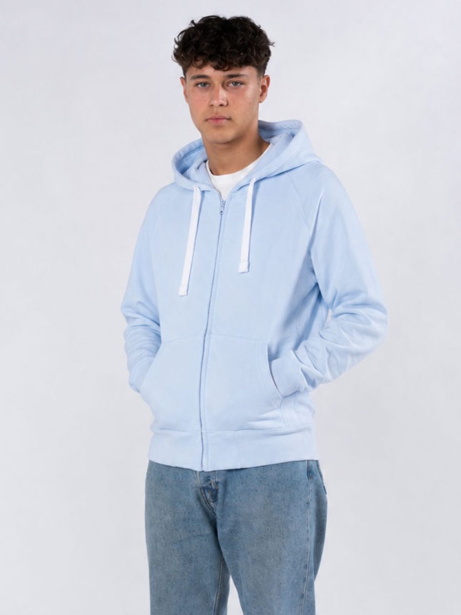 Zip-Hoodie-Lyseblå-Unisex